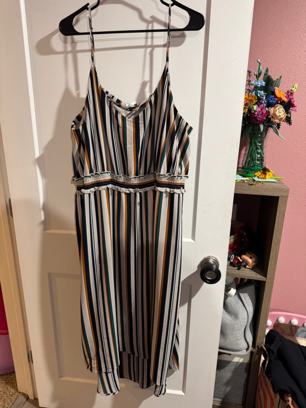 Maurice’s Striped Spaghetti Strap Midi Dress
